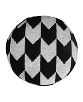 Soft Cotton Blend Ottoman for Footrest and Stylish Living Room Decor
