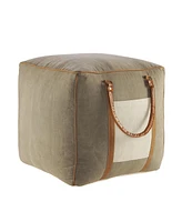 Comfortable Cotton Blend Ottoman for Home Decor and Relaxation