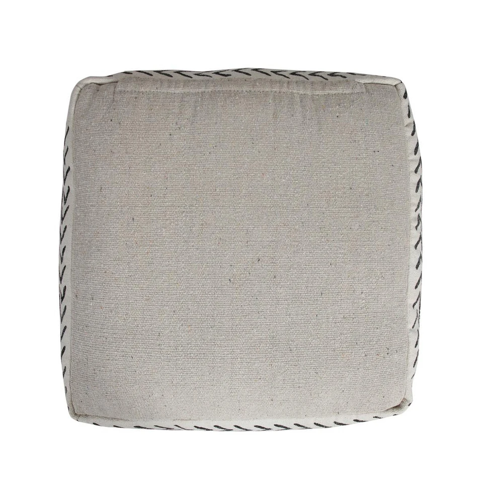 18" 100% Cotton Ottoman