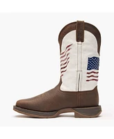 Durango Men's Rebel by Distressed Flag Embroidery Western Boot