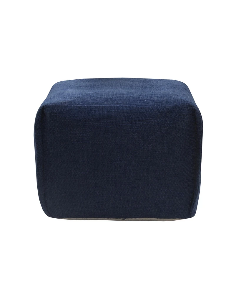 Cotton Ottoman for Comfortable Footrest and Living Room Accent