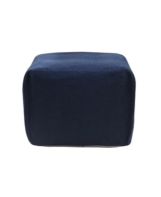 Cotton Ottoman for Comfortable Footrest and Living Room Accent