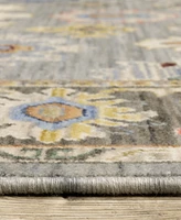Oriental Weavers Lucca 846D1 2'6"x12' Runner Area Rug