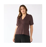 Barony Twist Front Sweater
