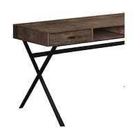Modern Computer Desk with 2 Drawers and Sleek Work Surface