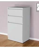 Two Drawer Standard Chest for Bedroom Storage and Home Organization
