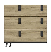 Three Drawer Dresser for Bedroom Organization and Storage Solutions