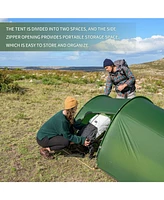Naturehike Opalus Tunnel Backpacking Tent for 2 Person Backpacking Tent, Lightweight Camping Tent with Footprint & Vestibule