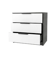 Three Drawer Dresser for Bedroom Storage and Stylish Home Decor