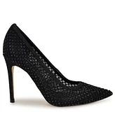 Nine West Women's Fresh Rhinestone Mesh Stiletto Pumps