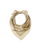 Coach Stacked Tabby Bags Print Silk Square Scarf