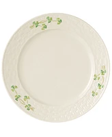 Belleek Pottery Shamrock Dinner Plate