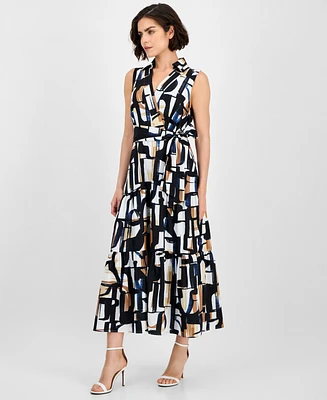 Tahari Asl Women's Printed Shirtdress