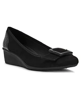 Anne Klein Women's Wyatt Buckle Wedge Pumps