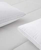 Unikome Medium Soft Goose Down and Feather Gusseted 2-Pack Pillows