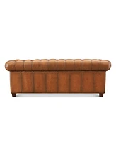 Hydeline York 89" Top Grain Leather Sofa