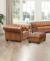 Hydeline York 50" Top Grain Leather Armchair