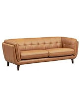 Hydeline Solana 88" Top Grain Leather Sofa