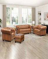 Hydeline York 89" Top Grain Leather Sofa