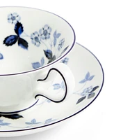 Wedgwood Wild Strawberry Teacup and Saucer Set
