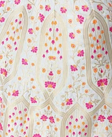 Raas Women's White Silk Jacquard Gown