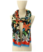 Kate Spade New York Women's Summer Lilies Oblong Scarf