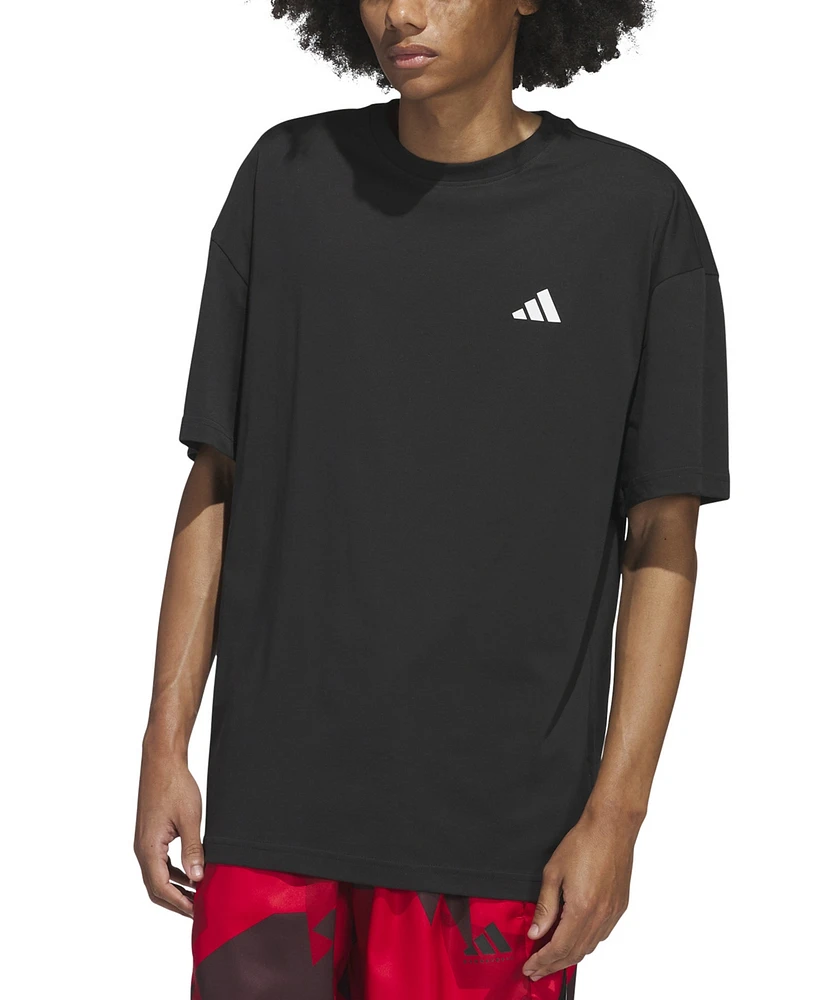 adidas Men's All Day Logo Graphic T-Shirt