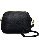 Dukes Place Medium Leather Ziptop Crossbody Bag