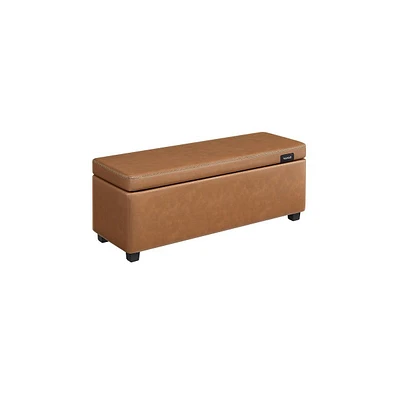 Songmics Home Entryway Storage Ottoman Bench