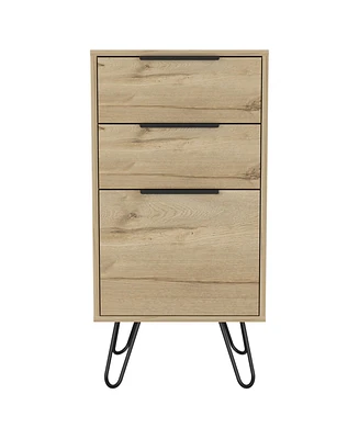 Three Drawer Standard Chest for Bedroom Storage and Organization