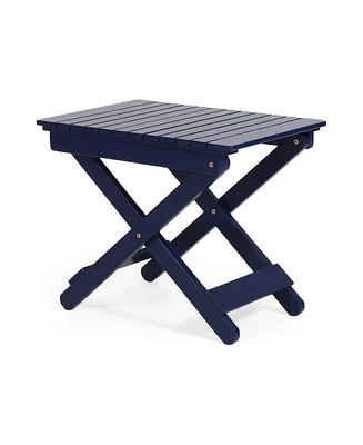 Outdoor Folding Wooden Side Table