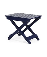 Outdoor Folding Wooden Side Table