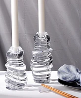 Nude Glass Eos Tall Candle Holder