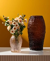 Nude Glass Orange Small Molten Vase