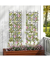 3-Pack Outdoor Plant Support Frame for Raised Garden Bed