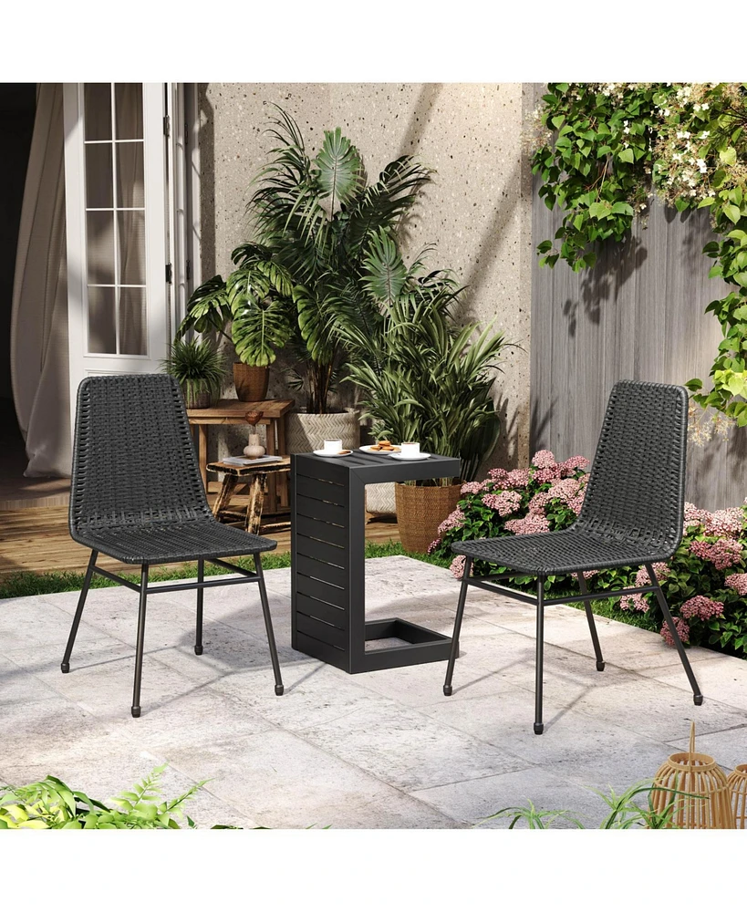 Chair(2)+Accent Table