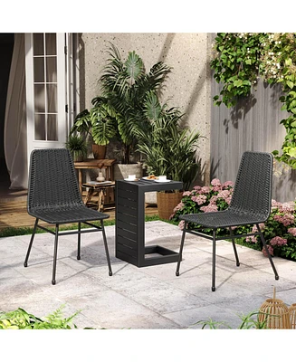 Chair(2)+Accent Table