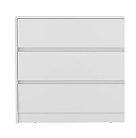 Versatile Three Drawer Dresser for Bedroom and Closet Organization