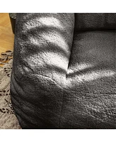 Bean Bag Chair with Filler, Bean Bag Sofa with Tufted Soft Stuffed Filling, Fluffy and Lazy Sofa, Comfy Cozy BeanBag Chairs with Memory Foam for Dorm,