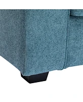 79.5" Modern Fabric Sofa with Plush Cushions, Sleek Arm Design, and Sturdy Solid Wood Frame – Comfortable Seating for Living Room