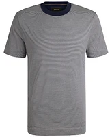 Boss by Hugo Men's Fineline Stripe Cotton-Silk T-Shirt