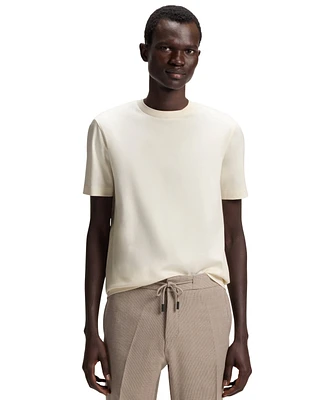 Boss by Hugo Men's Mercerized-Cotton Regular-Fit T-Shirt