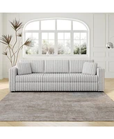 106" Light Gray Modular Sofa - Comfortable, Modern Design