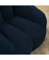 Tufted Bean Bag Chair with Memory Foam Filling