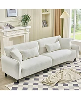 97" Teddy Velvet Sofa - Living Room, Bedroom, Office