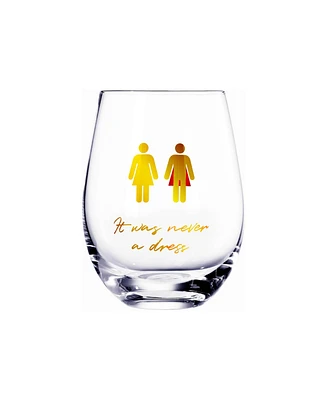 The Wine Savant It Was Never a Dress Wine Glass