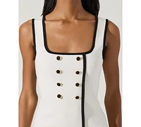 Astr the Label Women's Button-Front Mini Dress