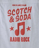 Scotch & Soda Big Boys Graphic Oxford Shirt