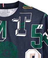 Tommy Hilfiger Big Boys Collegiate Spots Short Sleeve Cotton T-Shirt