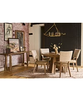 Sienna 5 Pc. Dining Set (Round Table & 4 Upholstered Side Chairs)